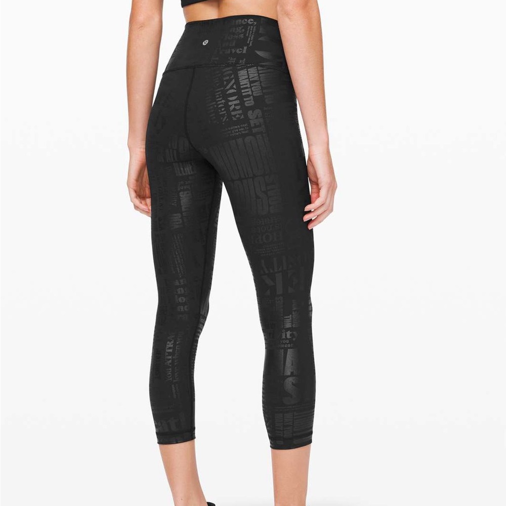 Lululemon Wunder Under High-Rise Crop 23” *Full-On Luxtreme Leggings Black